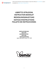 Bimar VBOX38T Bedienungsanleitung