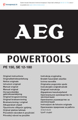 AEG SE 12-180 Originalbetriebsanleitung