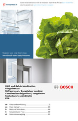 Bosch KIN Serie Gebrauchsanleitung