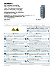 Siemens 3NP1121-1CA2 Serie Betriebsanleitung