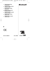 EINHELL BT-OS 150 Originalbetriebsanleitung