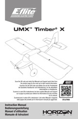 Horizon Hobby E-flite UMX Timber X Bedienungsanleitung