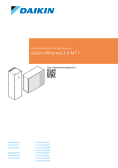Daikin Altherma 3 H MT EPRA12EAW1 Referenzhandbuch Für Den Monteur