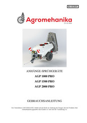 Agromehanika AGP 2000 PRO Gebrauchsanleitung
