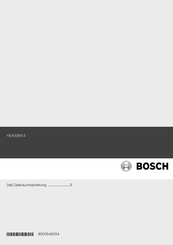 Bosch HEA33B4 5 Serie Gebrauchsanleitung