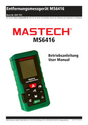 Mastech MS6416 Betriebsanleitung