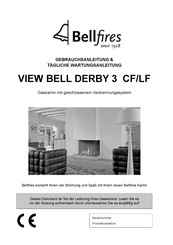 Bellfires VIEW BELL DERBY 3 CF Gebrauchsanleitung & Tägliche Wartungsanleitung