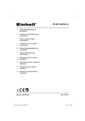 EINHELL TE-AC 400/50/10 Originalbetriebsanleitung