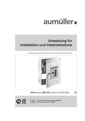 AUMÜLLER EMB 7300 10 A Anweisung Für Installation Und Inbetriebnahme