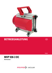 Pfeiffer Vacuum MVP 030-3 DC Betriebsanleitung