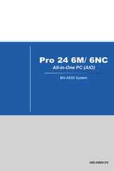 MSI Pro 24 6NC Bedienungsanleitung