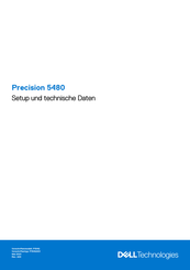 Dell P154G Einrichtung Und Technische Daten