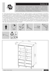 ML MEBLE BAHA 05 Montageanleitung