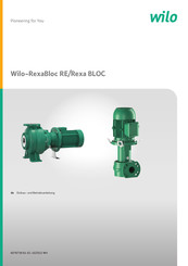 Wilo Rexa BLOC Einbau- Und Betriebsanleitung
