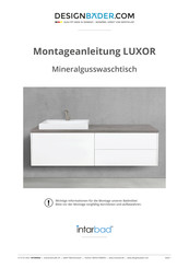 INTARBAD Luxor Montageanleitung