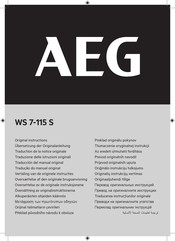 AEG WS 7-115 S Originalanleitung