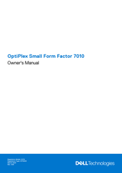 Dell OptiPlex Small Form Factor 7010 Bedienungsanleitung