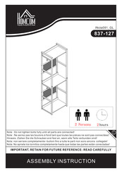HOMCOM 837-127 Montageanleitung