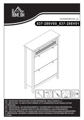 HOMCOM 837-286V01 Bedienungsanleitung