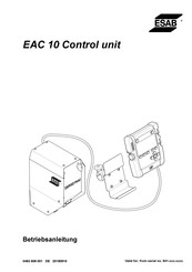 ESAB EAC 10 Control unit Betriebsanleitung
