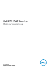 Dell P3223QEt Bedienungsanleitung