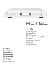 Rotel T11V02 Bedienungsanleitung