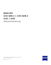 Zeiss DTI 3/35 GEN 2 Gebrauchsanleitung