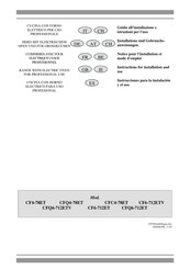 Lotus CF6-712ET Installations- Und Gebrauchsanweisungen