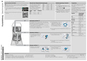 Siemens SR55YS05ME Kurzanleitung