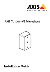 Axis TU1001-VE Installationsanleitung