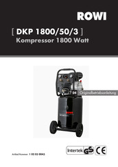 Rowi DKP 1800/50/3 Originalbetriebsanleitung