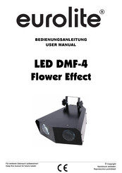 EuroLite LED DMF-4 Flowereffekt Bedienungsanleitung