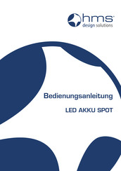HMS LED AKKU SPOT Bedienungsanleitung