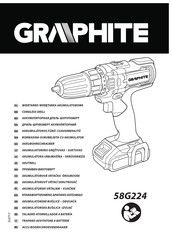 Graphite 58G224 Betriebsanleitung