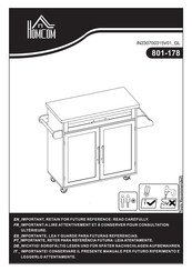 HOMCOM 801-178 Bedienungsanleitung