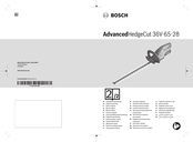 Bosch AdvancedHedgeCut 36V-65-28 Originalbetriebsanleitung