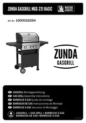 Mayer Barbecue ZUNDA MGG-231 BASIC Montageanleitung