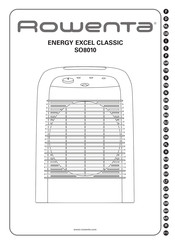 ROWENTA ENERGY EXCEL SO8010F0 Bedienungsanleitung