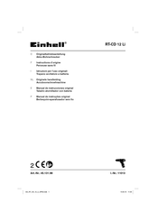 EINHELL RT-CD 12 Li Originalbetriebsanleitung