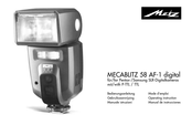 Metz MECABLITZ 58 AF-1 Canon Bedienungsanleitung