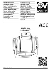 Vortice LINEO 200 T Betriebsanleitung
