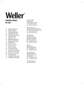 Weller TB100EU Betriebsanleitung