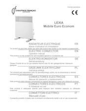 CHAUFFAGE FRANCAIS LEXIA Mobile Euro Econom Betriebsanleitung