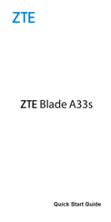 ZTE Blade A33S Kurzanleitung