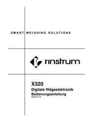 Rinstrum X320 Bedienungsanleitung
