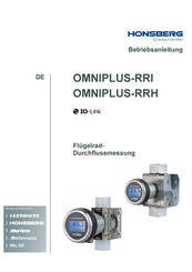 HONSBERG OMNIPLUS-RRI Betriebsanleitung