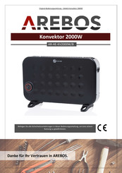 AREBOS AR-HE-KV2000W Bedienungsanleitung