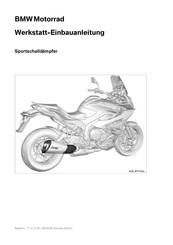 Bmw Motorrad 77 01 8 561 489 Werkstatt-Einbauanleitung