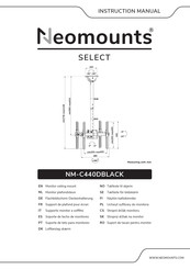 Neomounts SELECT NM-C440DBLACK Bedienungsanleitung