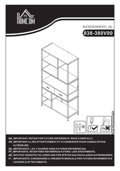 HOMCOM 838-380V00 Bedienungsanleitung